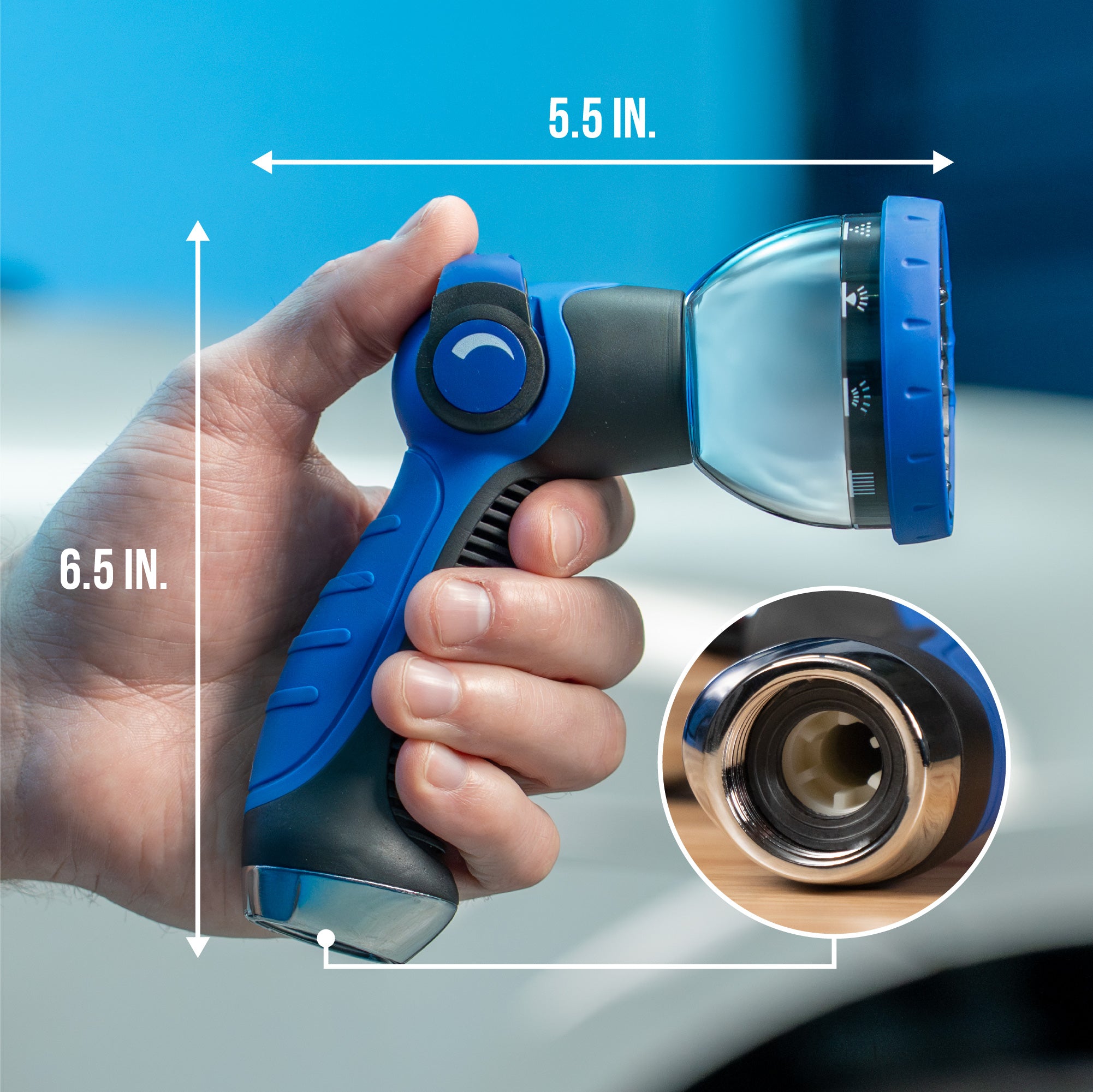 Thumb Control 10-way Nozzle
