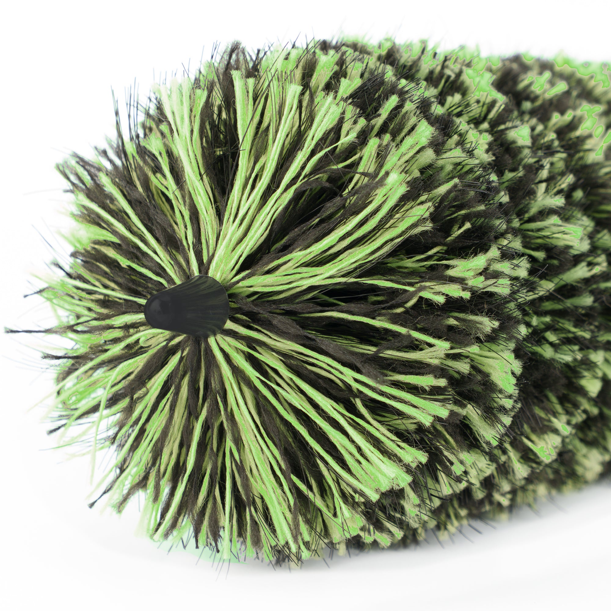 V+  Green and black brush 